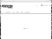Tablet Screenshot of fuzionwear.com